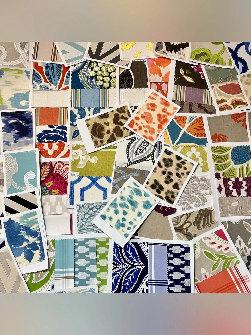 About 2lb Quality Assorted Designer Decorative Crafters Projects Fabric Swatches